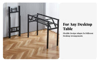 Foldable Design Folding Trestle Leg coil-assistedLoaded Mechanism Table Frame Space-Saving Desk base automaticLocking for Office Managers, Homeowners, DIY hobbyists, Conference Room, Study, Home, Workshop