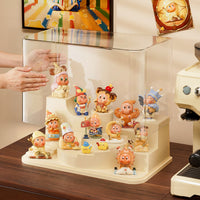 Transparent Dustproof Display Case for Blind Box Figures, Modern Style, PET