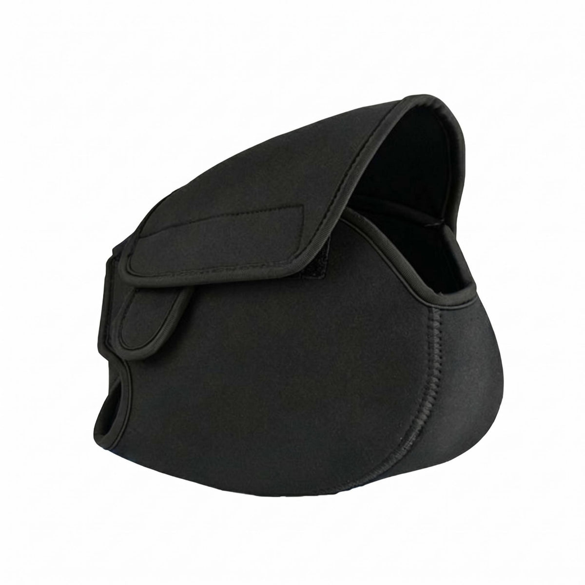 Hook-and-Loop Electric Bike Engine Cover Contoured Electric Bicycle Engine Cover Stitched Seams Cycle Accessory Matte Finish