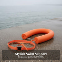 High Buoyancy Solid Core Tow Buoyancy Device Adjustable Strap Outdoor Water Swim Buoy Lightweight for Swimmers, Beginners, Lakes, Beach
