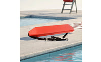 Double-Person Rescue Buoy Extended Rescue Tube Non-Inflatable Buoy with Strap Adjustable for Lifeguards, Swimmers