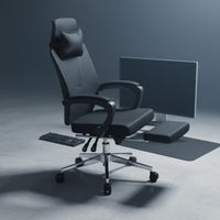 Support Ergonomic Office Chair Heavy-Duty 350lbs Capacity Reclining Chair with Footrest for Gamers
