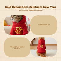 Cat Hoodie, Warm Acrylic, Autumn Winter Pet Apparel