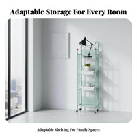 Space-Saving Multi-Tier Storage Trolley Mobile with casters 3-Tier Rolling Rack Multifunctional storage shelf Sturdy Construction for Apartment Dwellers, from sliding awayice Workers, Living Room, Small Spaces, Bedroom, Classroom