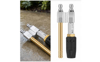 Pressure Washer Nozzle with Quick Connect double Nozzle Versatile Connector Accessory for Driveway Cleaning