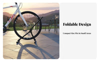 Bike Parking Rack Strong Construction Scratch Resistant Support for Garage