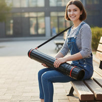 Expandable Drawing Tube Poster Tube Heavy Duty Portable Art Carrier for Designers, Fishermen, Outdoor, Travel