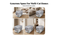 Enclosed Cat Toilet Pet Toilet Large Included Waste Remover