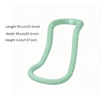 Cushioned Spring Exercise Hoop Flexible Soft Fitness Spring Hoop Quiet Breathable for Beginners