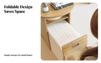 Foldable Design Accordion Paper Bench Space-Saving Accordion Paper Stool Multi-Functional foldable Seating No Assembly Required for Small Apartment Dwellers, Event Planners, Office Managers, Living Room, Entryway, Entrance Hall, Parties