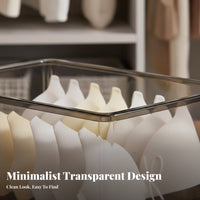 3 Pieces Underwear Organizer Set Decluttering Household Storage Stackable