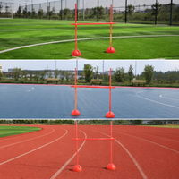 Soccer Training Agility Cone Set with Water-Filled Base, Round Marker Cones for Outdoor Indoor Drills