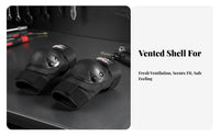 Motorcycle Knee and Elbow Pads Hard Shell Knee and Elbow Pad Set Motocross Safety Gear Shock Resistant for Adults, Cycling
