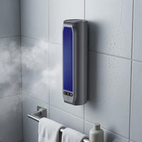 Fan with Phone Holder Rounded Edges Desktop Fan Narrow Grille Home Appliance