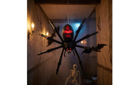 Black Light-up Arachnid Decoration Oversized Sound Arachnid Prop Creepy