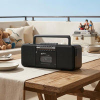 Usb Playback Bluetooth Cassette Boombox Headphone Audio Port Cassette Recorder Boombox