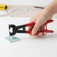 Hand-Held Glass Cutter Pliers Heavy-Duty Glass Cutter Plier Non-Slip Mosaic Cutting Tool Heat Treated for Crafters, DIYers, Hobbyists