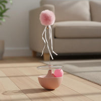 Relieves Boredom Tumbler Feline Toy Sturdy Material Feline Teaser Tumbler Modern Design for Cats, Kittens, Indoor