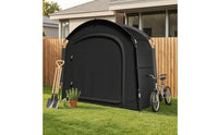 Cycle Storage Tent Zippered Door Foldable Cycle Tent Frame-Supported Portable Bike Shelter