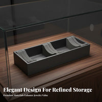 Portable Jade Bracelet Storage Tray Lightweight Slotted Bangle Display Tray Flexible Slots for Retail Stores, Trade Shows, Countertops