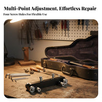 Guitar Nut and Saddle Sander Precise Control Guitar Nut Sander Sanding Jig Steel Bearing-Bearing Rollers Aluminum Alloy Frame