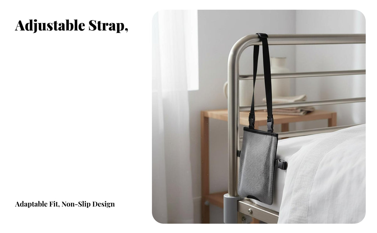 Drainage Bag Holder Breathable Peritoneal Dialysis Bag Holder Adjustable Straps Catheter Tube Securement Device for Patients, Elderly, Outdoor