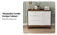 Multi-Functional 5-Drawer Chest adaptable Design Storage Furniture Space-Saving chest of drawers effortless Sliding Drawers for Apartment Dwellers, Homeowners, Remote Workers, Bedroom, Living Room, Small Spaces, Hallway