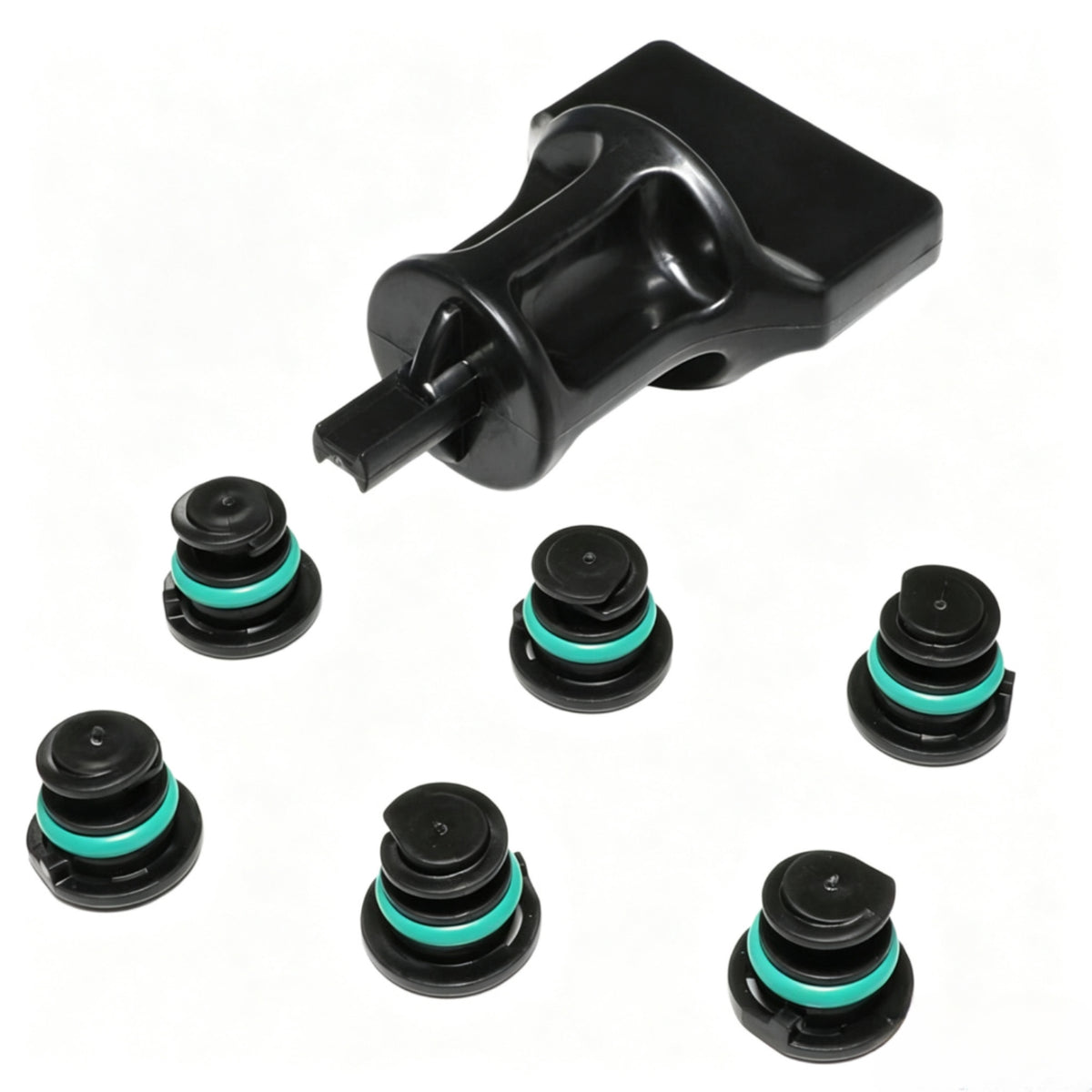 7 Pieces Replacement Oil Drain Plug with Sealing Rings Wear-Resistant Oil Drain Plug Assembly Reusable Hardware Low-Profile for DIYers, Engine Maintenance