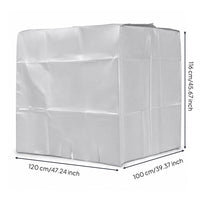 Water tank Cover with Top Opening Outdoor Water tank Tote Cover Weatherproof for Garden