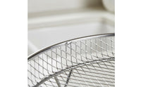 Rust Resistant Mesh Draining Rack Sturdy Feet Mesh Draining Basket Easy to Clean Stainless Steel Rack Stackable for Baking