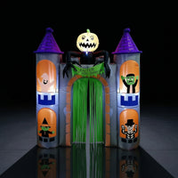 Inflatable Castle Archway Inflatable Arco De Castillo Inflable Halloween Archway Outdoor Arco De Casa Encantada Inflable