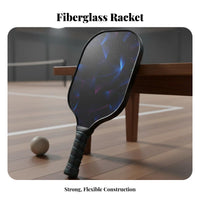 Pickleball Paddle Lightweight Design Fiberglass Pickleball Racket Sports Equipment Ergonomic Grip Wide Sweet Area for Tournament
