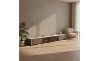 TV Cabinet Contemporary Television Stand Low-Profile TV Stand for Living Room