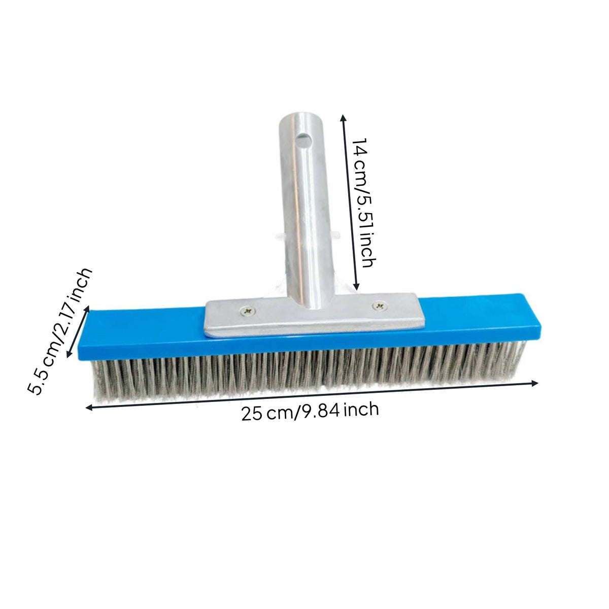 Swimming Pool Brush Pool Cleaning Brush Screw Mount Deep Clean