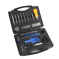 Watch Repair Kit Complete Watch Tool Set with Case Comprehensive for Watchmakers, Collectors, Strap Adjustment, Home Workbench
