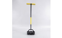 Long-Handled Hand Aerator with Spring Multi-Prong Manual Lawn Aerator Cushioned Soil Loosener Ergonomic for Gardeners, Garden