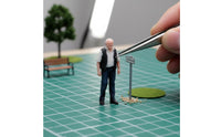 Miniature Man Miniature People Vivid Diorama Figure for Collectors, Dioramas