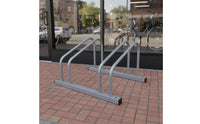 Floor Bike Rack Heavy-Duty Bike Parking Rack Bike Stand with Wheel Slots Gray Bike Parking Stand Space-Saving for Cyclists
