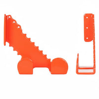 2 Pieces Space Saving Wall Mounted Chainsaw Rack Vertical or Horizontal Hanging Chainsaw Wall Mount Multi-Purpose Heavy Duty Tool Hook for Workshop, Shed