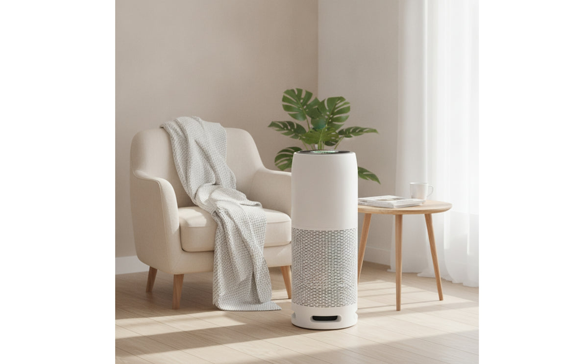 With Air Cleaner with Sanitizing Feature Large Room with WiFi Control Smart Appliance for Allergy Sufferers, Pet Owners, Office, Bedroom