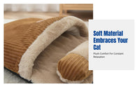 Slipper-Shaped pet den Warm and snug Enclosed Pet Bed auto-warmingWarming Cat Furniture for Kittens, Small Dogs, Winter Season, Indoors, Living Room