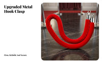 Metal Clip Hardware Queue Barrier Rope Gold-Tone Rope Connector