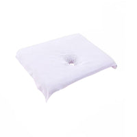 Reusable Massage Table Sheet Face Hole Absorbent Face Hole Massage Table Cover Soft Salon Bed Cover Machine Washable for Beauticians