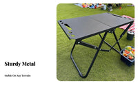 Lightweight Foldable Tactical Camp Table Portable Tactical Folding Table Compact Camping Equipment Easy Setup for Picnickers, Backpackers, Picnic, Picnics, Hiking, Outdoors