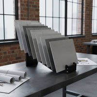 Tile Display Rack Floor Standing Ceramic Tile Showroom Rack Heavy Duty Stone Sample Display for Retail Store