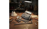 Double Locking Tremolo Bridge Tuning Stability Tone Modulation Bridge System Locking Tremolo System Kit for DIY Builders