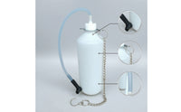 Fluid Collection Bottle with Silicone Tube Manual Brake Bleeder Bottle with Hose Oil Resistant Tool for Mechanics