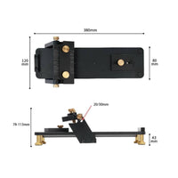 Aluminum Alloy Body Whetstone Holder Sharpening Jig Anti-Slip Feet Fixed Angle Honing Tool CNC Machined Adjustable Sharpening System for Woodworkers