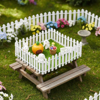 Dollhouse Easter Decoration Set Cute Design Easter Hare Garden Kit Miniature Hare Garden Kit Perfect Gift for Children