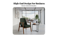Modern Design Upholstered Armchair Comfortable paddinging Commercial Seating Thick paddinged Seat Single Sofa adaptable design for Business Owners, Interior Designers, Coffee Shop, Reception Area, perusing corner, Living Room